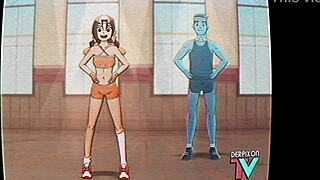 Eri-Chan's Home Workout in Anime Hentai