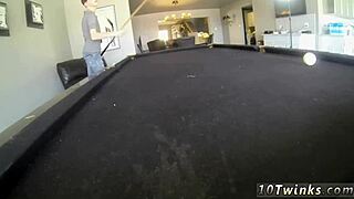 Free Gay Sex Videos: 18 Hung Emo Pool Cues And BALLS At The Ready