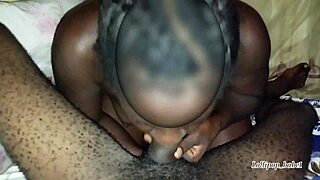 Landlord's son fucks sexyblackpumpkin to renew rent in bedroom