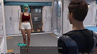 In stranded space, intensely checking on the hot big tits doctor with bold passion.