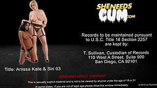 아니사 케이트 시리 쓰리썸 얼굴사정 폭발