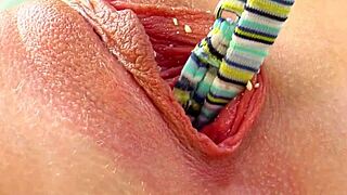 Gitta Blond Gonzo Style Solo Fingering Masturbation