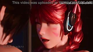 Cute romantic washroom sex in 3d hentai 😍