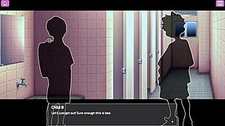 Busty Delivery Worker Exposed With Big Tits And Toys In Anime Game