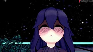 Hex Maniac trainer class engages in sex in classroom fantasy