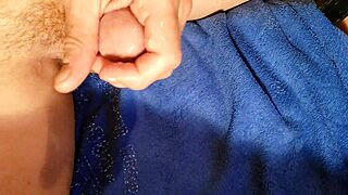 soloboy tugging his big dick till he blows a load