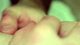 close up fingering leads to loud female orgasm.