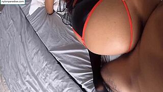 Adriana Lima rocks sexy latex nurse outfit in teen cosplay