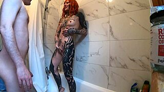 Oh, Intimate Shower with Tattooed Latina Xio Xander!