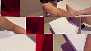 Juicy tight pussy gagging fisting