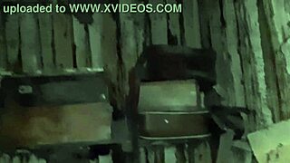 we hid from rain in abandoned ranch for lesbian sex with dirty talk