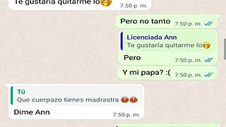 Stepmother's Whore Texts Me On Whatsapp While Father Is Away