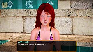 My new family encounters with small tits redhead