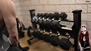 Rough Fuck After Fitness In Bent Over Doggystyle