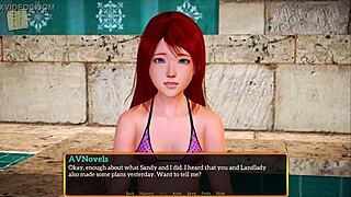 My new family encounters with small tits redhead