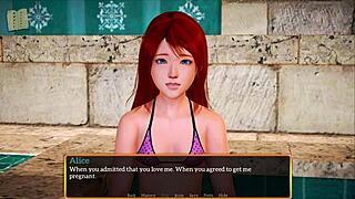 My new family encounters with small tits redhead