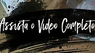 debora fantine gives a sexy footjob to her brazilian lover