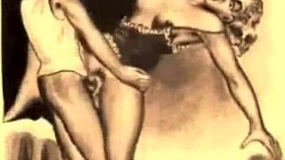 Vintage Erotic Animation from Retro Era 😍
