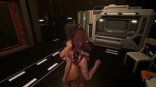 hot anal sex in project werewulf game!