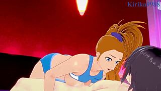 Tatsumaki and Captain Mizuki Intense Sex