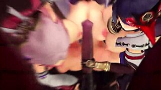 Raiden Shogun Gets Banged In Intense Group Gangbang Scene