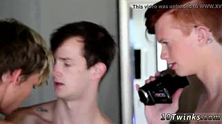 Free Gay Sex Videos: 18 Hung Emo Pool Cues And BALLS At The Ready