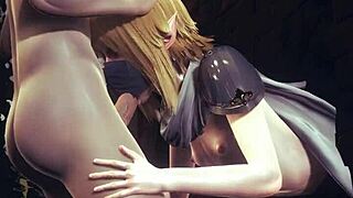 yaoi femboy zelda link 69 threesome in cosplay
