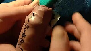 adding tattoos to my cock, slave.