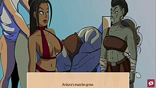 Getting snu snu from the busty orc in Queen's Brothel.