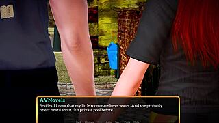 My new family encounters with small tits redhead