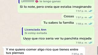 Stepmother's Whore Texts Me On Whatsapp While Father Is Away