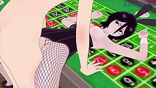 Rukia Kuchiki And Yoruichi Shihouin Engage In Intense Bunny Girl Sex With Creampie In Bleach Hentai