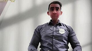 Step gay dad, police interrogation turns wild with prisoner domination