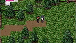 rescuing two hot milfs from zombies in hentai game, big tits and ass everywhere 😍