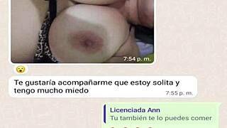 Stepmother's Whore Texts Me On Whatsapp While Father Is Away