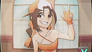 Eri-Chan's Home Workout in Anime Hentai