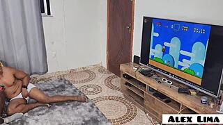 super mario game ends with sex with fernanda chocolatte