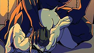 Getting snu snu from the busty orc in Queen's Brothel.