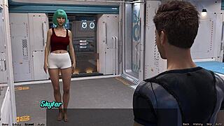 In stranded space, intensely checking on the hot big tits doctor with bold passion.