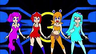 pacman ghost girls dance horny phases 😈💃