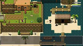 Sexy Farmer Exposes Herself Outside in Lost Lagoon Harem Ep 5