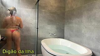 Hey, this slut wants creampie in her pussy from two monster cocks.