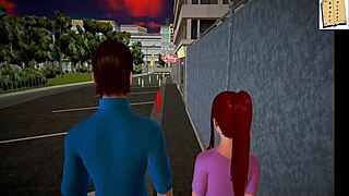 Ah, minha nova família é tão gostosa com essas tetas grandes e bundas de novinhas 18+ nesse jogo erótico!