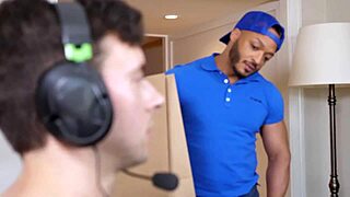 Gamer Twink Uses Tight Ass To Tip Driver!