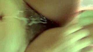 Suggestive compilation of big cock cumshots filling my latina wife's hairy pussy