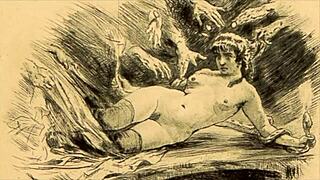 vintage erotic art from antique anime hentai collections