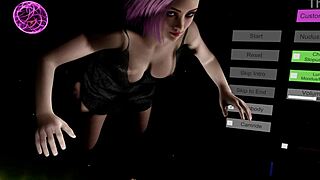 Tomboy rides your cock moaning at the universe's edge.