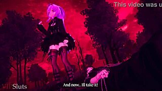 Vampire queen dominates hunter in Vipsluts