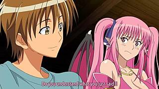 Perfect vampires with big tits in anime hentai.