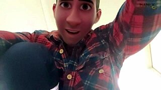 Step Gay Dad Eats Rubber While Hot Dilf Stepuncle Deals With Bad Day